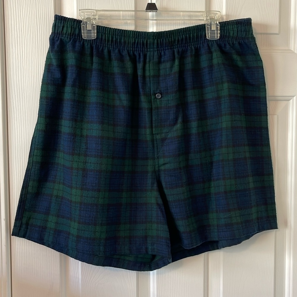 LL Bean Men’s Flannel Boxers Sz XXL Reg